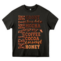 Asphalt Melanin shades of brown Heavy Core Tee - RanaPortraitStore