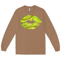 Toasted Coconut softball lips Long Sleeve Tee - AdoDesignShop