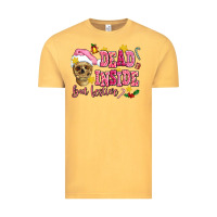 Vintage Mustard dead inside but festive Vintage Tee - AdoDesignShop