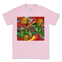 Bubblegum Pink mexican cacti Classic Tee - Artiststas