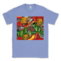 Colony Blue mexican cacti Classic Tee - Artiststas