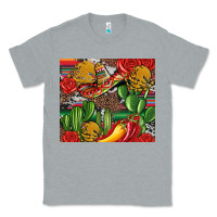 Heather Grey mexican cacti Classic Tee - Artiststas
