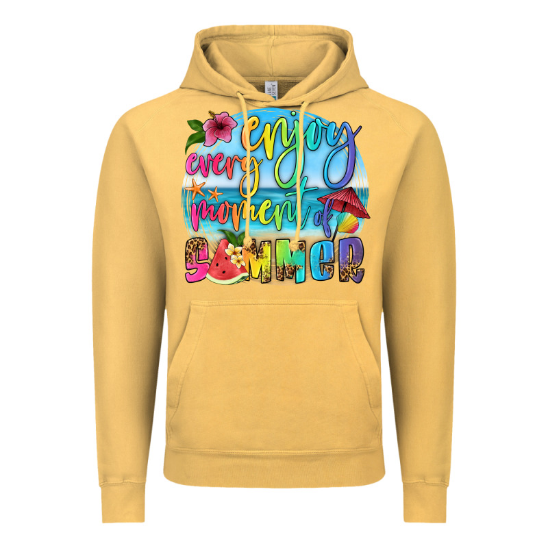 Enjoy Every Moment Of Summer Vintage Hoodie by HRA Design Shop | Teevron