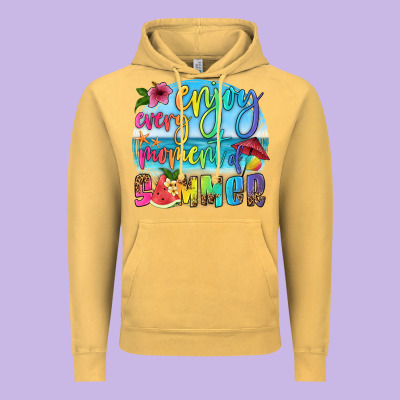 Enjoy Every Moment Of Summer Vintage Hoodie Designed By Hra Design Shop