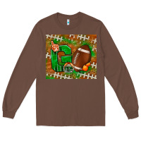 Chestnut go american football leopard Long Sleeve Tee - NancyCooperArtShop