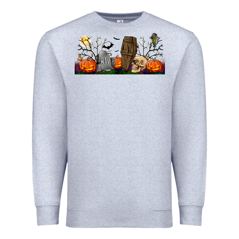 Headstone And Coffin Lebbey Glass Premium Sweatshirt by BundleAndBundleShop | Teevron