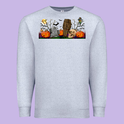 Headstone And Coffin Lebbey Glass Premium Sweatshirt Designed By Bundleandbundleshop