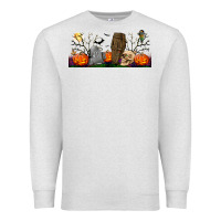 Oatmeal Heather headstone and coffin lebbey glass Premium Sweatshirt - BundleAndBundleShop