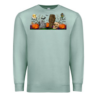 Seafoam headstone and coffin lebbey glass Premium Sweatshirt - BundleAndBundleShop