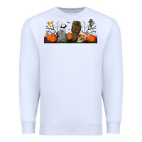 White headstone and coffin lebbey glass Premium Sweatshirt - BundleAndBundleShop