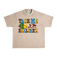 French Oak take me to the ballpark softball Urban Heavy Tee - AdoDesignShop