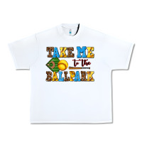 White take me to the ballpark softball Urban Heavy Tee - AdoDesignShop