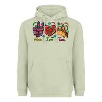 Matcha Peace Love Tacos Heavyweight Hoodie - BundleAndBundleShop