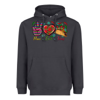 Smoke Peace Love Tacos Heavyweight Hoodie - BundleAndBundleShop