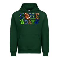 Forest Green Game day green and blue team color Urban Hoodie - HowdyJamesFarm