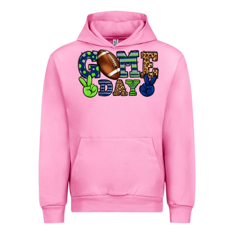 Game Day Green And Blue Team Color Urban Hoodie by HowdyJamesFarm | Teevron