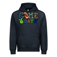 Navy Game day green and blue team color Urban Hoodie - HowdyJamesFarm