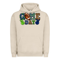 Pigment French Oak Game day green and blue team color Urban Hoodie - HowdyJamesFarm