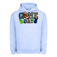 Pigment Grape Ice Game day green and blue team color Urban Hoodie - HowdyJamesFarm