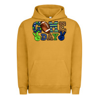 Pigment Peanut Butter Game day green and blue team color Urban Hoodie - HowdyJamesFarm