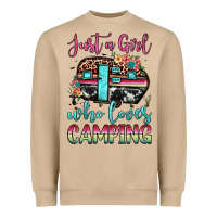 Mushroom just a girl who loves camping Heavyweight Sweatshirt - JahusDesignShop