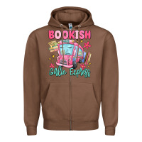Chestnut bookish girlie express Zipper Hoodie - MaliasSmallBusiness