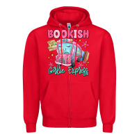 Bookish Girlie Express Zipper Hoodie | Teevron