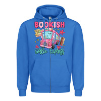 True Royal bookish girlie express Zipper Hoodie - MaliasSmallBusiness
