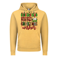 Vintage Mustard gingerbread kisses and christmas wishes Vintage Hoodie - FaDigitalArtStudio