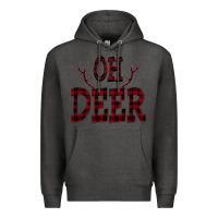 Charcoal Heather Oh Deer Premium Hoodie - Bettercallsaul