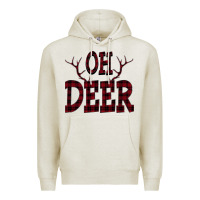 Oatmeal Heather Oh Deer Premium Hoodie - Bettercallsaul