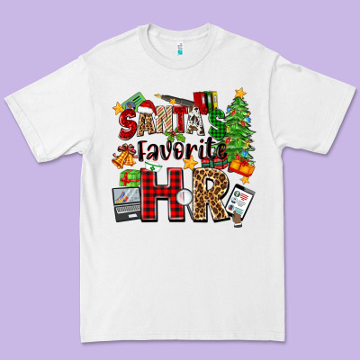 Santa's Favorite Hr Premium Tee Designed By Zillion Design Studio