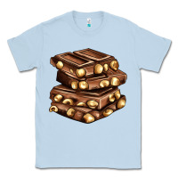Dusty Blue nut and chocolate Classic Tee - AdoDesignShop