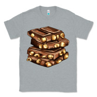 Heather Grey nut and chocolate Classic Tee - AdoDesignShop