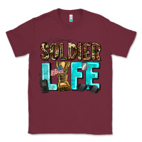 Burgundy soldier  life Classic Tee - AdoDesignShop