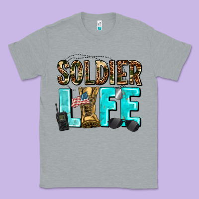 Soldier  Life Classic Tee Designed By Adodesignshop