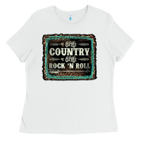 A Little Country A Little Rock N Roll Ladies Tee | Teevron
