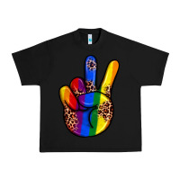 Black pride leopard peace hand Urban Heavy Tee - JahusDesignShop