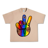 Burro pride leopard peace hand Urban Heavy Tee - JahusDesignShop