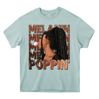 Arona Melanin poppin' afro woman Heavy Core Tee - RanaPortraitStore