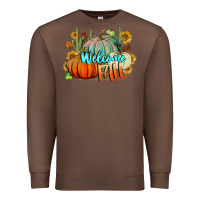 Chestnut Welcome Fall Pumpkins Premium Sweatshirt - BundleAndBundleShop