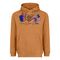 Meerkat Peace Love Cheer Heavyweight Hoodie - BundleAndBundleShop
