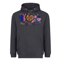 Smoke Peace Love Cheer Heavyweight Hoodie - BundleAndBundleShop