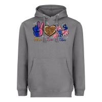 Storm Peace Love Cheer Heavyweight Hoodie - BundleAndBundleShop