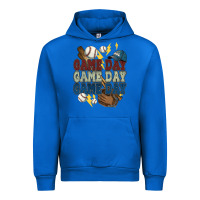 Cobalt Game Day lightning bolt Baseball Urban Hoodie - HowdyJamesFarm