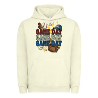 Pigment Pistachio Game Day lightning bolt Baseball Urban Hoodie - HowdyJamesFarm