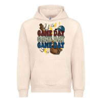 Sandshell Game Day lightning bolt Baseball Urban Hoodie - HowdyJamesFarm