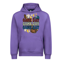 Tulip Game Day lightning bolt Baseball Urban Hoodie - HowdyJamesFarm