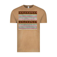 Vintage Camel christmas mistletoe and stripes seamless pattern Vintage Tee - BundleAndBundleShop