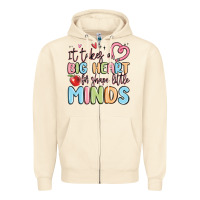 Sandshell it takes a big heart for shape little minds Zipper Hoodie - MaliasSmallBusiness